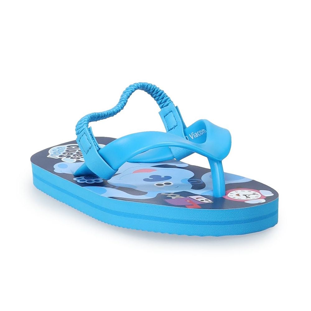 Blue's Clues \u0026 You! Toddler Boys' Beach Flip-Flops Sandals (Large 9/10)