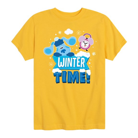 Blue's Clues & You! - Winter Time - Toddler And Youth Short Sleeve Graphic T-Shirt