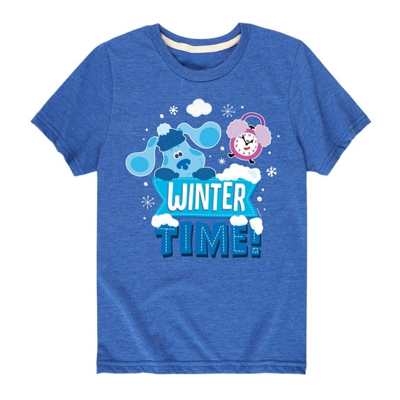 Blue's Clues & You! - Winter Time - Toddler And Youth Short Sleeve Graphic T-Shirt