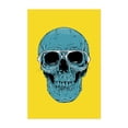thumbnail image 1 of Blue skull - Illustration Skull Pop Art Modern Art Surrealism Halloween Humor Unframed Wall Art Print 5 x 7 inches, 1 of 60