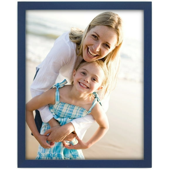 Blue-stained hardwood CONCEPTS 8x10 frame by Malden Designs - 8x10