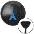 thumbnail image 1 of Blue the Eiffel Tower Black Retro Metal Flake Shift Knob with M16 x 1.5 Insert Auto, 1 of 1