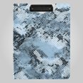 thumbnail image 1 of Blue with Black Snake Skin Foldable Binder Folder Clipboard with Pen Slot Double Clips A4 Size File Storage, 1 of 8
