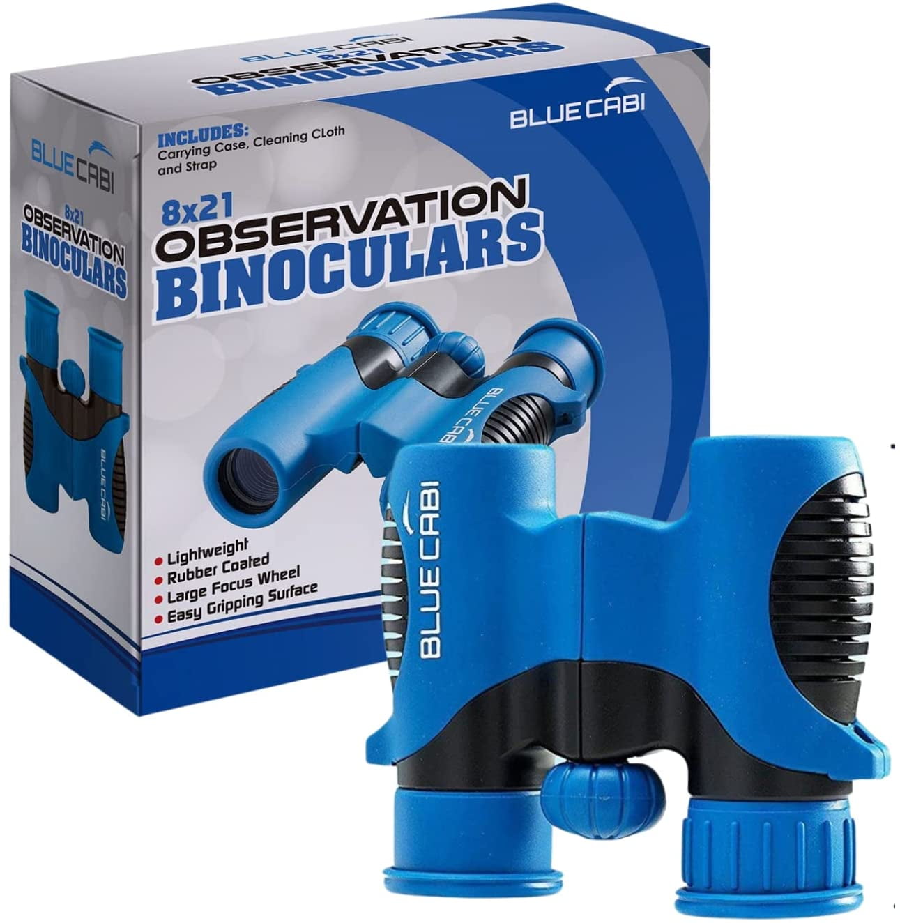 BlueCabi 8x21 Kids Binoculars Set - Blue