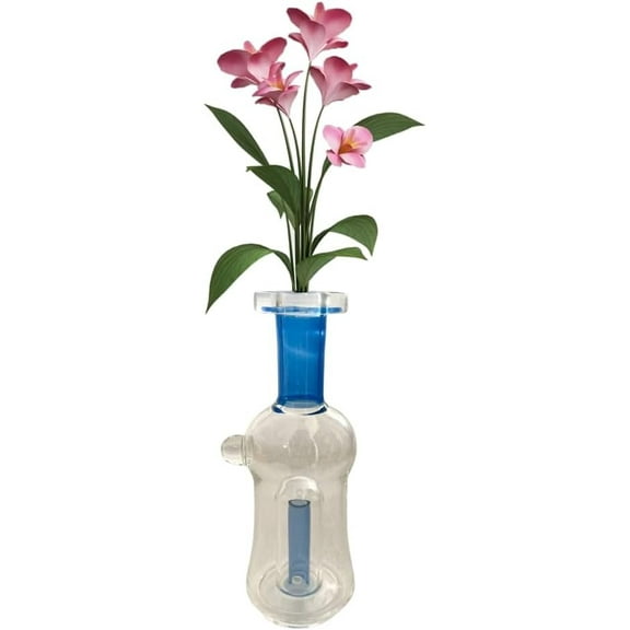 BlueDB Clear Vase for Flowers Glass Attachment Accessories Replacement for Peak Pro Top Series B