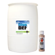 BlueDEF DEF001 Diesel Exhaust Fluid 55 Gallon Drum Bundle with DU-Most Walnut Hand Scrub Travel Size, 4 oz