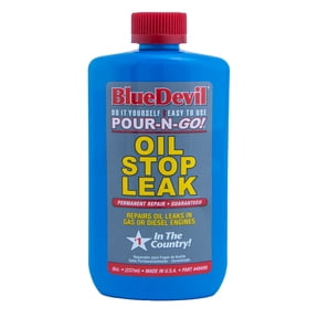 BlueDevil Oil Stop Leak 8 oz - Permanent Engine Oil Leak Sealer