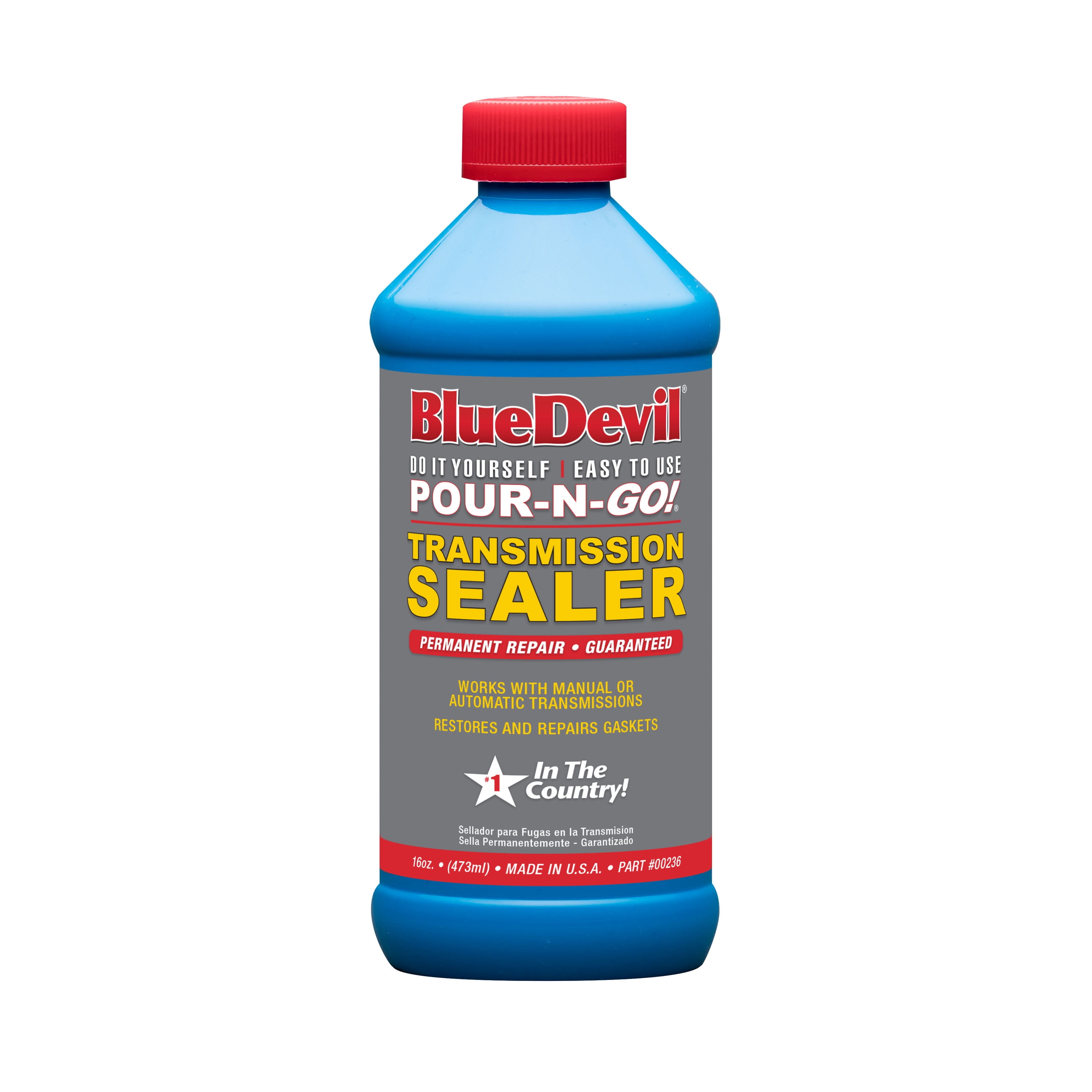 BlueDevil Transmission Sealer, Pour-N-Go, 16 oz Bottle
