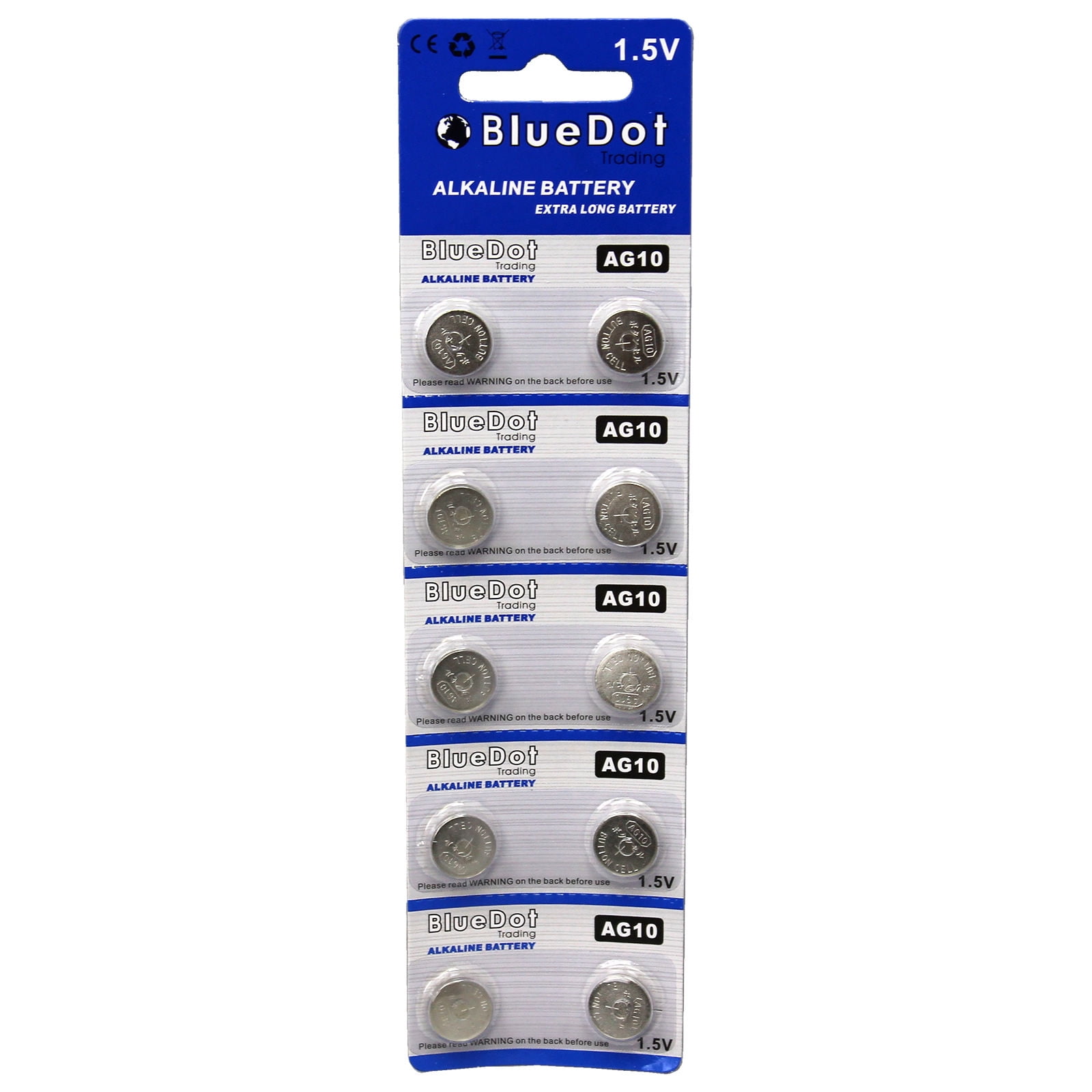 BlueDot Trading AG10 (also known as LR54 and LR1131) Alkaline