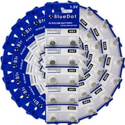 BlueDot Trading AG3 also known as LR41 and LR736 Alkaline Button Cell Batteries - 100 Pack