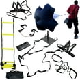 thumbnail image 1 of 5-Piece Cross Training Kit: Agility Ladder, Resistance Parachute, Sled, Stepper & Bands, 1 of 6