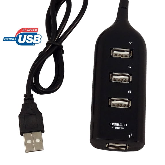 BlueDot Trading® Hi-Speed 2.0 USB 4-Port Hub