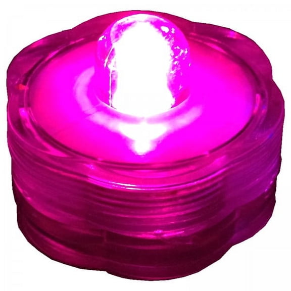 BlueDot Trading Submersible Tea Lights, Pink, 24-Pack