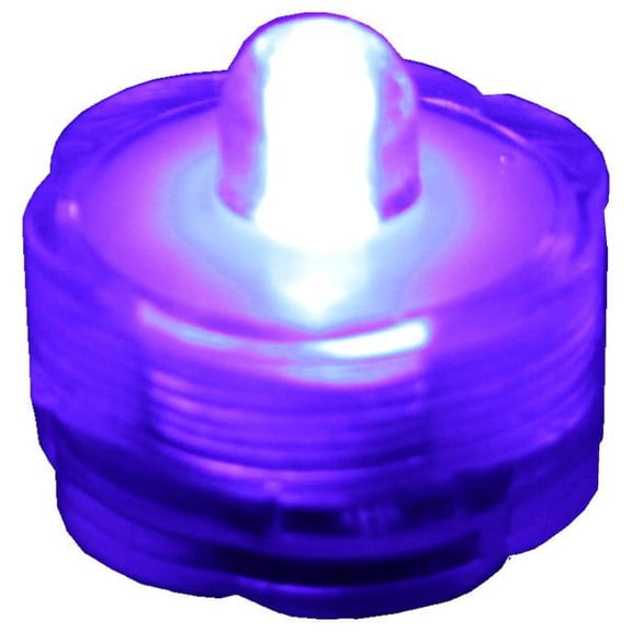 BlueDot Trading Submersible Tea Lights, Purple, 10-Pack
