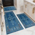 thumbnail image 1 of BlueDreamer Kitchen Rugs 3Pcs, Non Slip Kitchen Mats for Floor Waterproof & Stain Resistant Carpet Area Rug for Kitchen, Laundry Room, Hallway, 1 of 11