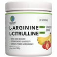 thumbnail image 1 of BlueEarth Company Pre-Workout Powder Supplement, Creatine Monohydrate, L-Arginine 5000mg, L-Citrulline 1000mg, Nitric Oxide, Beta Alanine, L-Glutamine, Caffeine, Strawberry Banana 30 Servings, 1 of 8