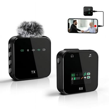 BlueFire PSL014-WFS-BFUS1, Dual Wireless Lavalier Microphone, 4.8 inches