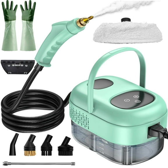 BlueFire Steam Cleaner 2500Watts High Pressure Handheld Steamer for Cleaning Portable Steam Cleaner for Home Use High-Temperature Steamer Cleaner for Car Detailing, Kitchen, Bathroom, Window,Grout an