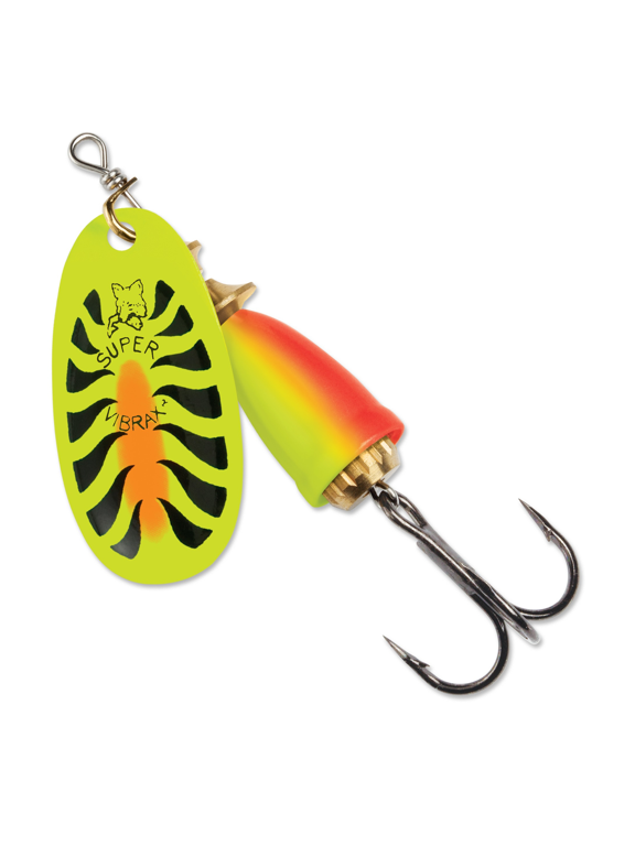 Classic Vibrax Size 4 Inline Spinner Lure 3/8 oz Firetiger/Firetiger