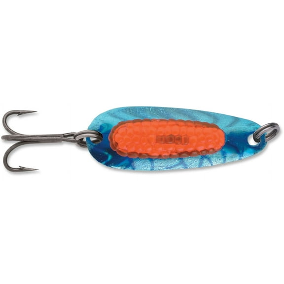 Blue Fox Classic Vibrax Size 5 Inline Spinner 7/16 oz Silver/Flo Red