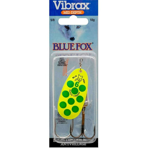 BlueFox Classic Vibrax Yellow/Green Silver 60-60-327