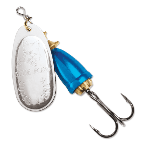 Blue Fox Classic Vibrax Size 4 3/8 oz Silver/Chrome Blue