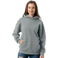 thumbnail image 1 of BlueGeneration Adult Fleece Pull Over Hoodie Navy Extra Small Solid, 1 of 1