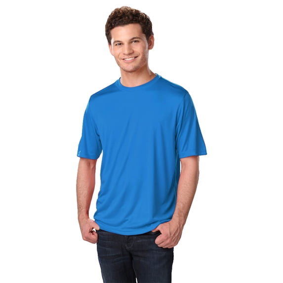 BlueGeneration Adult Solid Wicking T - Turquoise Extra Large Solid