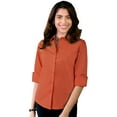 thumbnail image 1 of BlueGeneration Ladies Easy Care Strecth Poplin - Coral Extra Small Solid, 1 of 1