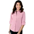 thumbnail image 1 of BlueGeneration Ladies Easy Care Stretch Poplin - Pink Small Solid, 1 of 1