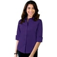 thumbnail image 1 of BlueGeneration Ladies Easy Care Stretch Poplin - Purple 4 Extra Large Solid, 1 of 1