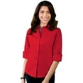 thumbnail image 1 of BlueGeneration Ladies Easy Care Stretch Poplin - Red Large Solid, 1 of 1