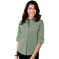 thumbnail image 1 of BlueGeneration Ladies Easy Care Stretch Poplin - Sage Medium Solid, 1 of 1