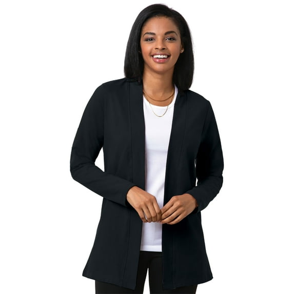 BlueGeneration Ladies Fly Away Cover Up Black Extra Large Solid