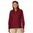 thumbnail image 1 of BlueGeneration Ladies L/S Light Weight Poplin Shirt - Burgundy Medium Solid, 1 of 1
