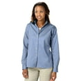 thumbnail image 1 of BlueGeneration Ladies Long Sleeve 100% Cotton Twill - Light Blue Medium Solid, 1 of 1
