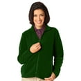 thumbnail image 1 of BlueGeneration Ladies Polar Fleece Full Zip Jacket - Hunter 3 Extra Large Solid, 1 of 1