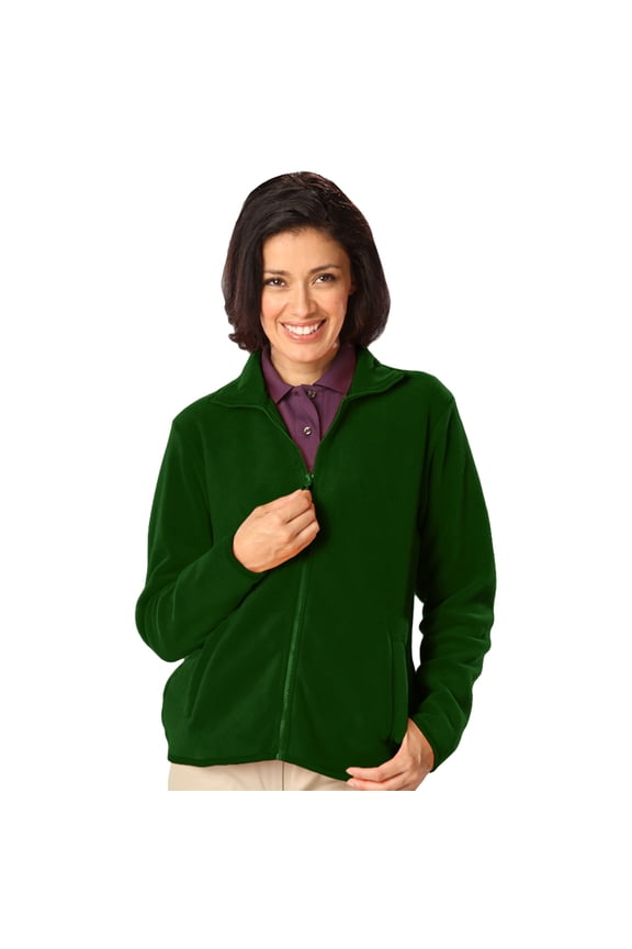 BlueGeneration Ladies Polar Fleece Full Zip Jacket - Hunter 3 Extra Large Solid