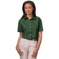 thumbnail image 1 of BlueGeneration Ladies Short Sleeve Easy Care Poplin - Hunter Extra Small Solid, 1 of 1