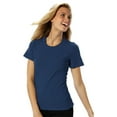 thumbnail image 1 of BlueGeneration Ladies Short Sleeve Jewel Neck - Navy 3 Extra Large Solid, 1 of 1