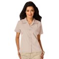 thumbnail image 1 of BlueGeneration Ladies Short Sleeve Solid Campshirt - Natural Extra Small Solid, 1 of 1