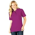 thumbnail image 1 of BlueGeneration Ladies Short Sleeve Superblend Pique - Berry 3 Extra Large Solid, 1 of 1