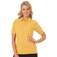 thumbnail image 1 of BlueGeneration Ladies Short Sleeve Superblend Pique - Maize 4 Extra Large Solid, 1 of 1