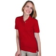 thumbnail image 1 of BlueGeneration Ladies Short Sleeve Teflon Treated Piques No Pocket - Red Extra Large Solid, 1 of 1
