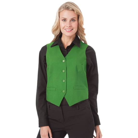 BlueGeneration Ladies Teflon Twill Vest - Kelly 2 Extra Large Solid