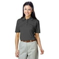 thumbnail image 1 of BlueGeneration Ladies Value Moisture Wicking S/S Polo - Graphite Medium Solid, 1 of 1