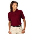 thumbnail image 1 of BlueGeneration Ladies Value Soft Touch Pique Polo - Burgundy Medium Solid, 1 of 1