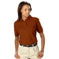 thumbnail image 1 of BlueGeneration Ladies Value Soft Touch Pique Polo - Burnt Orange Small Solid, 1 of 1