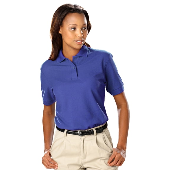 BlueGeneration Ladies Value Soft Touch Pique Polo - French Blue Medium Solid