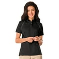 thumbnail image 1 of BlueGeneration Ladies Wicking Piped Polo - Black Small Solid, 1 of 1
